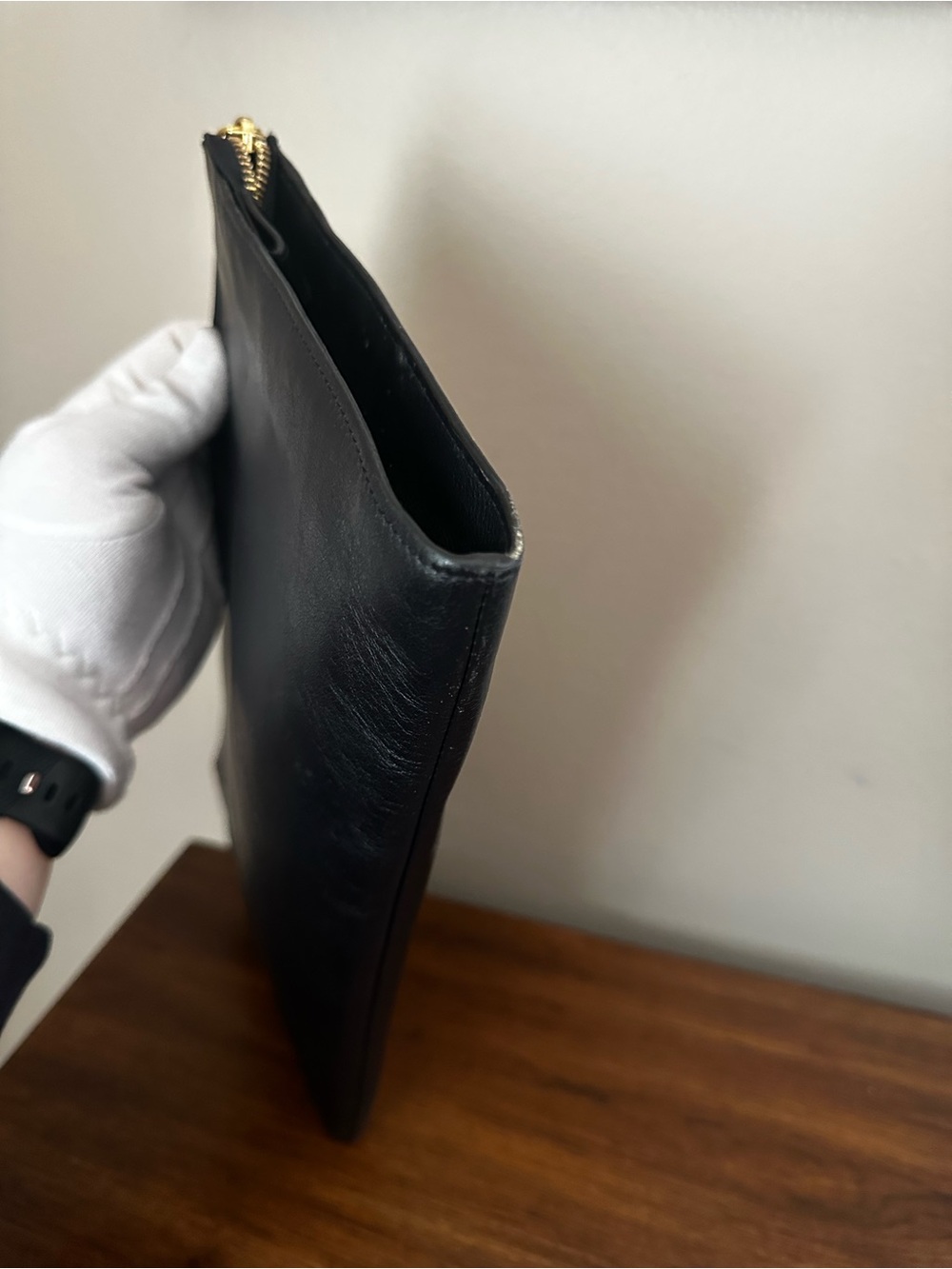 Chloe Vick Leather Zip Pouch Clutch - Picture 5 of 10